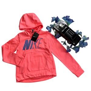 Nike NWT Therma Half Zip Performance Hoodie Girls M (8)